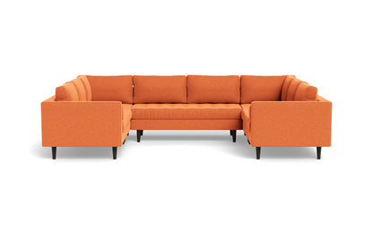 Ladybird 134" U Sectional - Bennett Orangeade