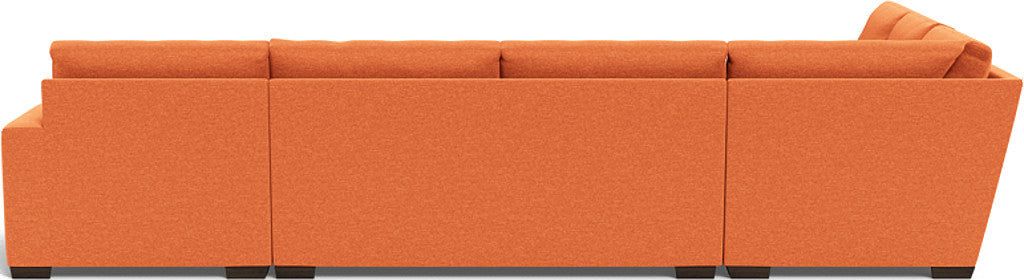 Mas Mesa 162" Deep Corner Sectionals w. Right Chaise - Bennett Orangeade