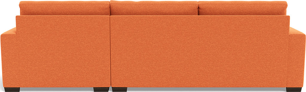 Mas Mesa 123" Deep Right Chaise Sectional - Bennett Orangeade