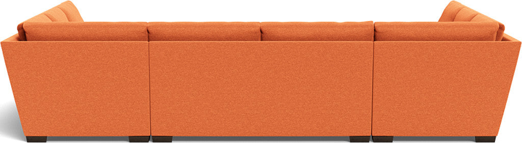 Mas Mesa 166" Deep Condo U Sectional - Bennett Orangeade