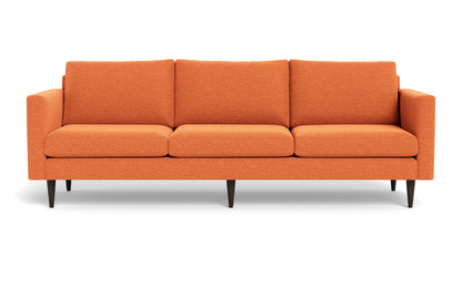 Wallace 98" Untufted Estate Sofa - Bennett Orangeade