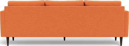 Wallace 98" Untufted Estate Sofa - Bennett Orangeade