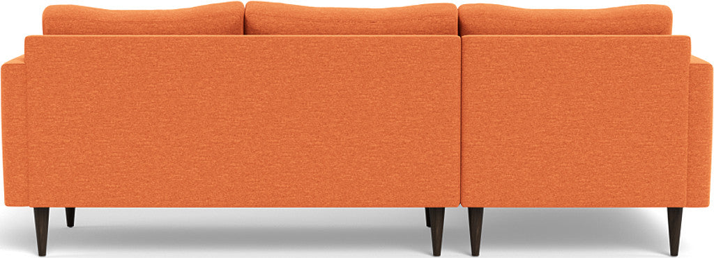 Wallace 98" Untufted Left Chaise Sectional - Bennett Dove