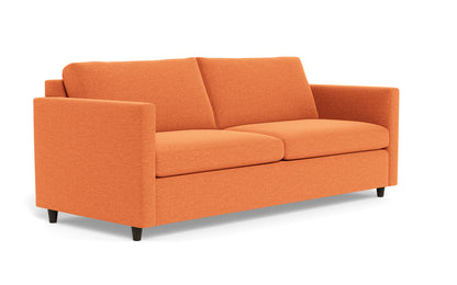 Wallace 74" Untufted Queen Sleeper Sofa - Bennett Orangeade