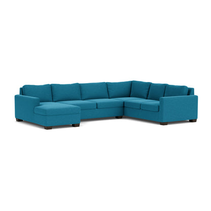 Track 141" Corner Sectionals W. Full Sleeper & Left Chaise - Bennett Peacock