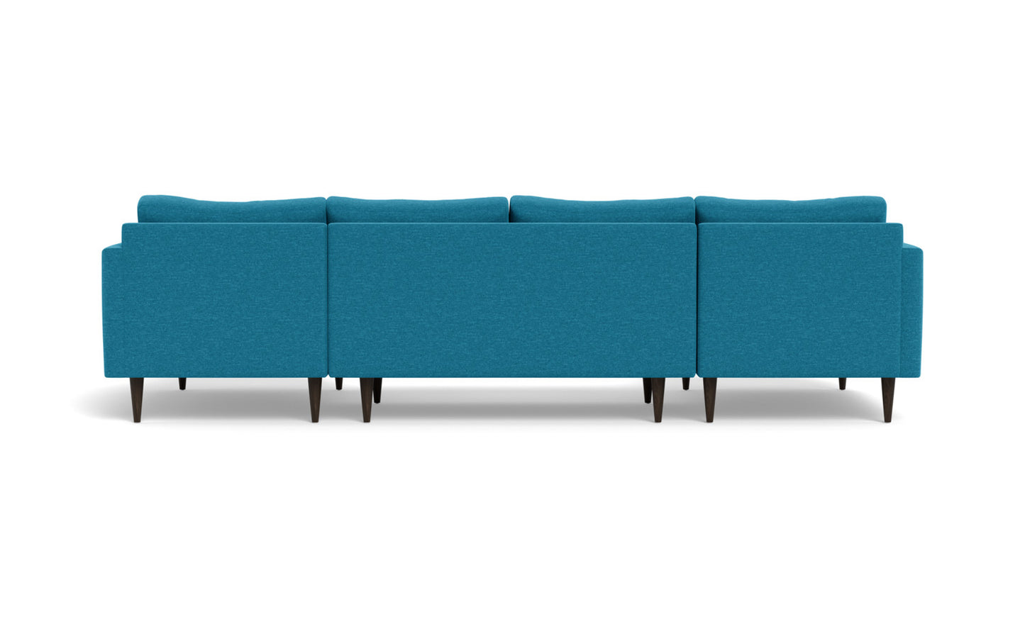 Wallace 126" Untufted Double Chaise U Sectional