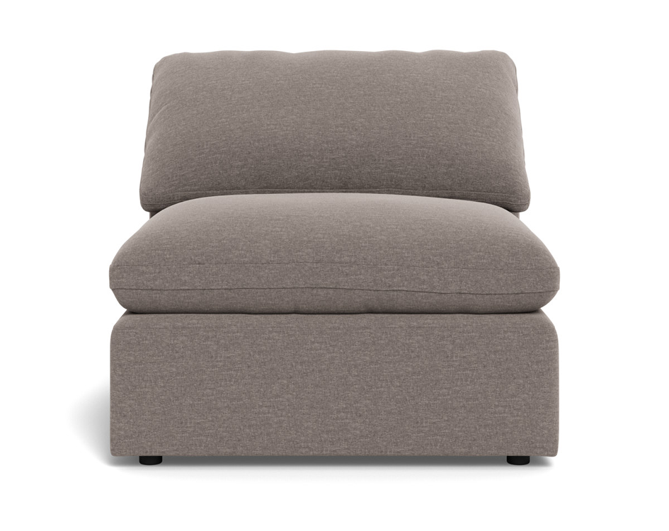 Fluffy Small Armless Chair - Bennett Praline