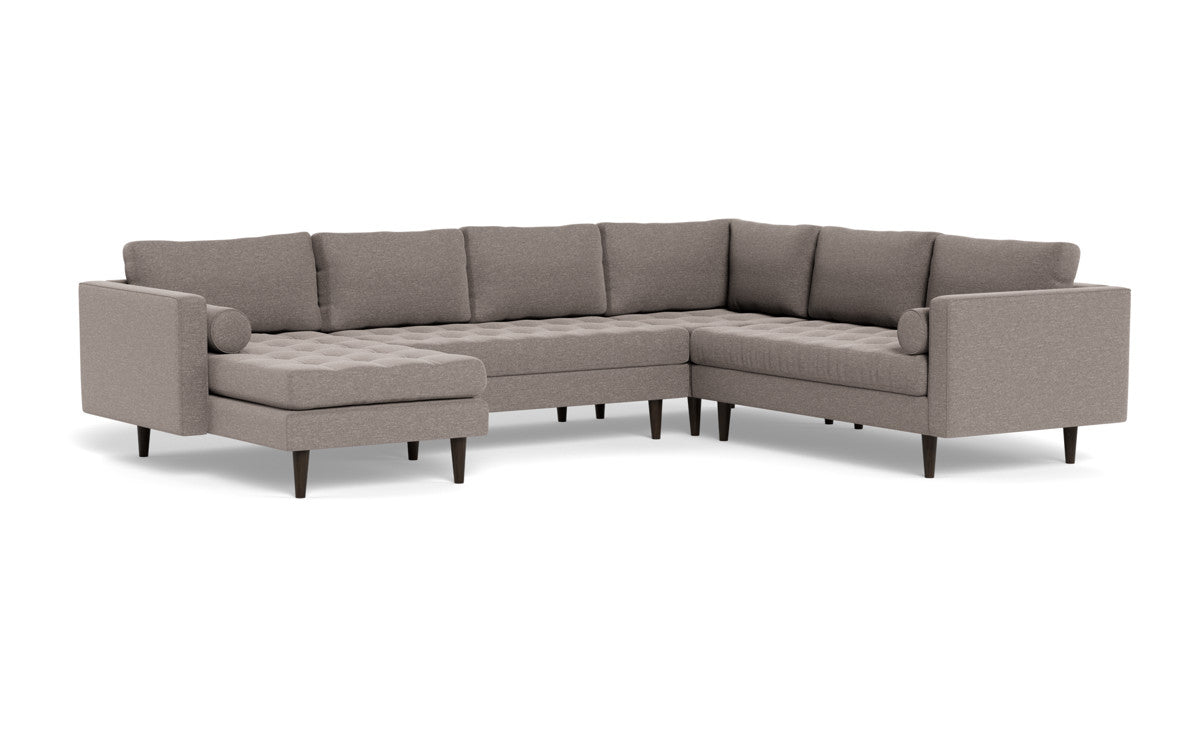 Ladybird 133" Corner Sectional with Left Chaise - Bennett Praline