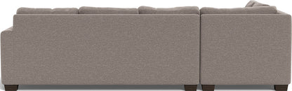 Track 121" Left Chaise Sectional - Bennett Praline