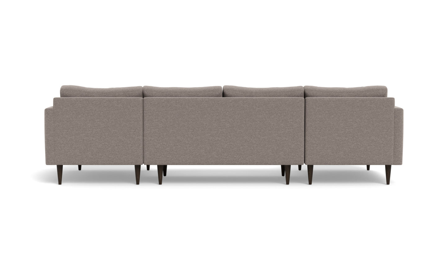 Wallace 126" Untufted Double Chaise U Sectional