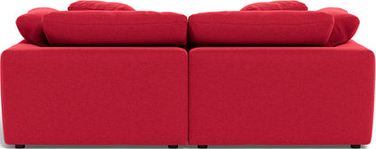 Fluffy 2 Piece Sofa w/Otto - Bennett Red