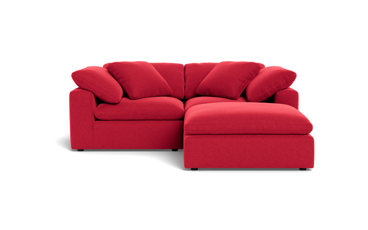 Fluffy 2 Piece Sofa w/Otto - Bennett Red