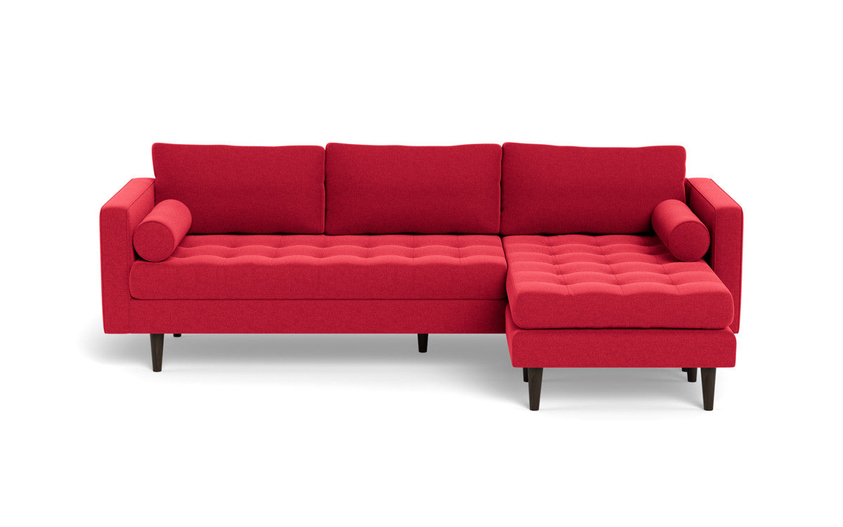 Ladybird 104" Reversible Sofa Chaise - Bennett Red