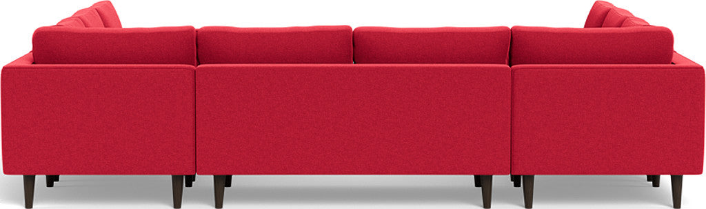 Ladybird 134" U Sectional - Bennett Red