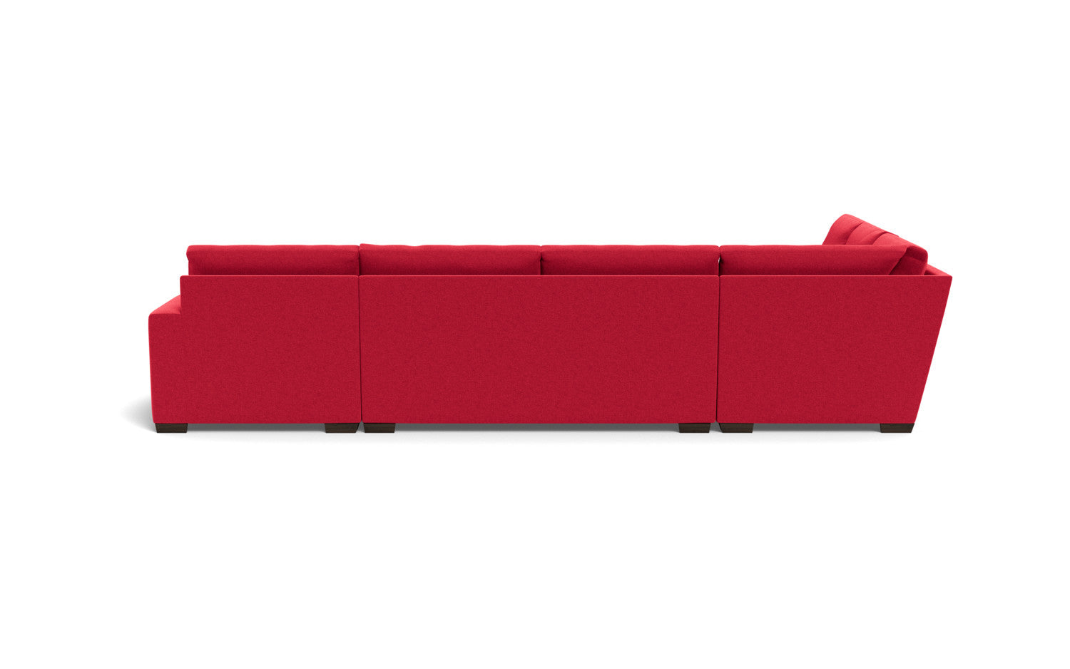 Mas Mesa 162" Deep Corner Sectionals w. Right Chaise - Bennett Red