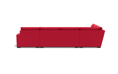 Mas Mesa 162" Deep Corner Sectionals w. Right Chaise - Bennett Red
