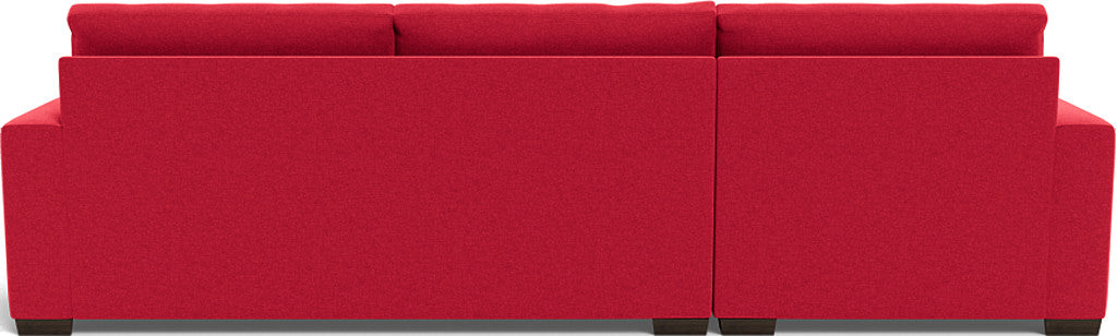 Mas Mesa 123" Deep Left Chaise Sectional - Bennett Red