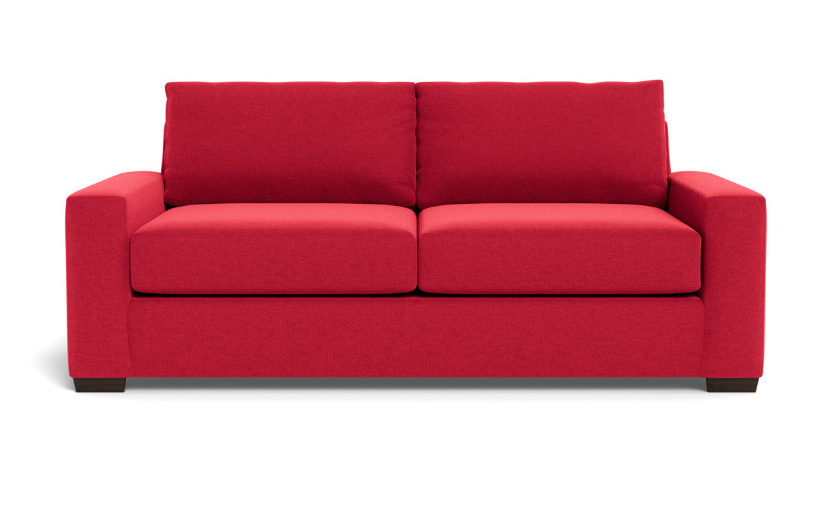 Mas Mesa 88" Deep Sofa - Bennett Red