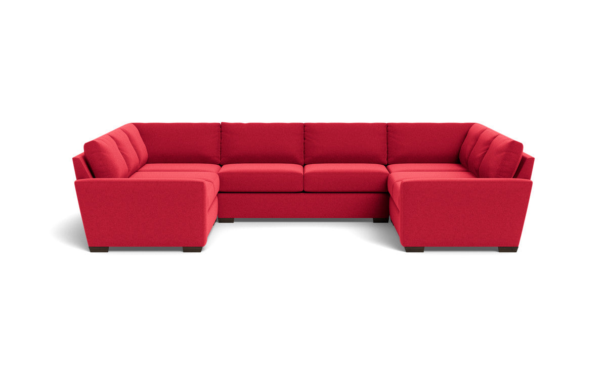 Mas Mesa 166" Deep Condo U Sectional - Bennett Red