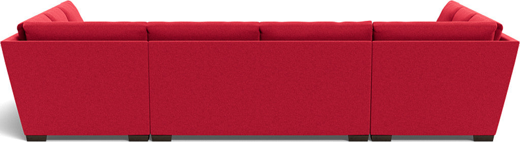 Mas Mesa 166" Deep Condo U Sectional - Bennett Red