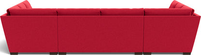 Mas Mesa 166" Deep Condo U Sectional - Bennett Red