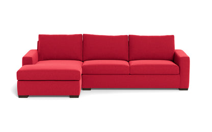 Mesa 123" Left Chaise Sectional - Bennett Red
