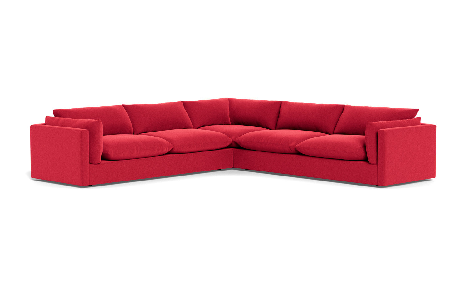 SoCo 124" Corner Sectional - Bennett Red