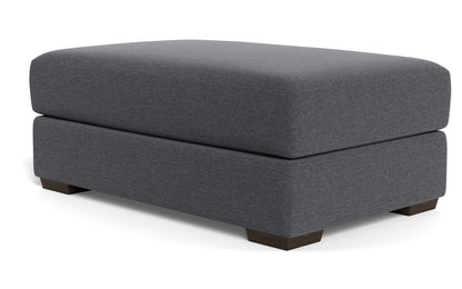 Austonian Ottoman - Bennett Charcoal