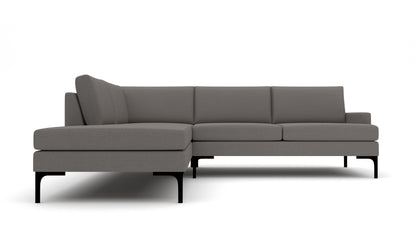 Barton Springs 106" Laf Bumper Chaise Sectional - Peyton Slate