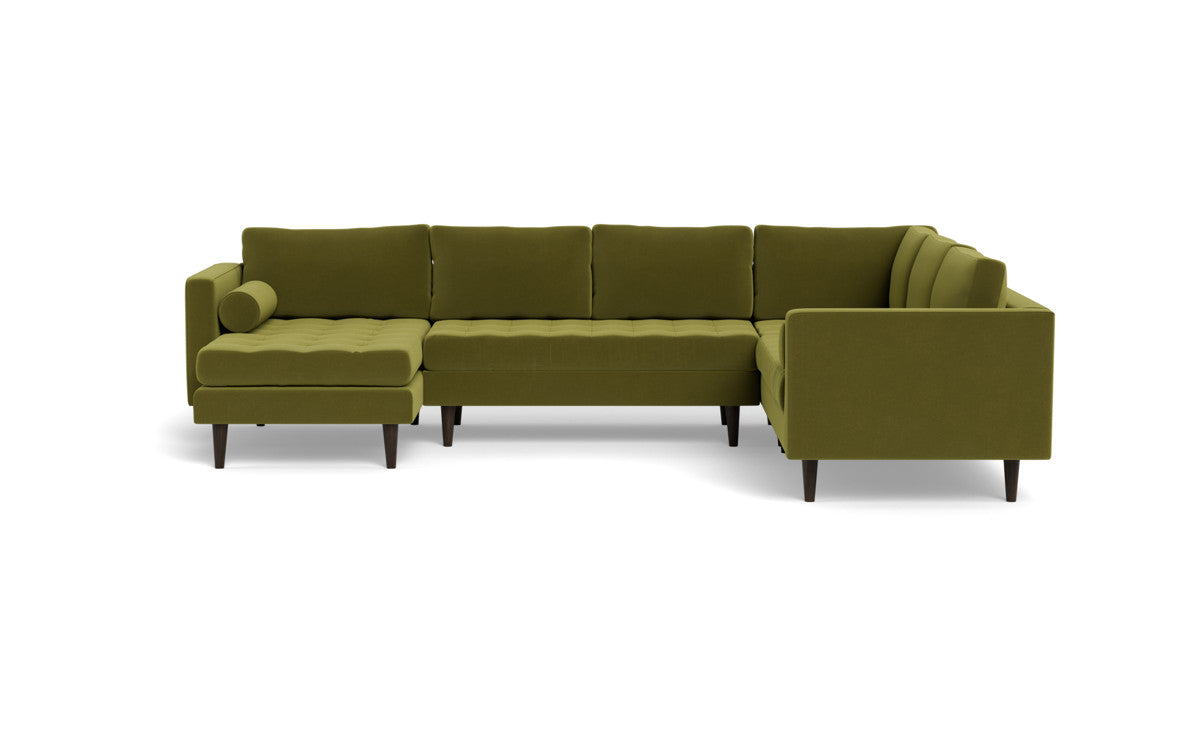 Ladybird 133" Corner Sectional with Left Chaise - Dream Apple