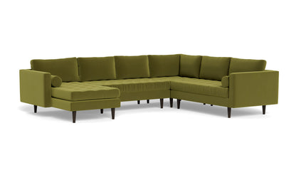 Ladybird 133" Corner Sectional with Left Chaise - Dream Apple