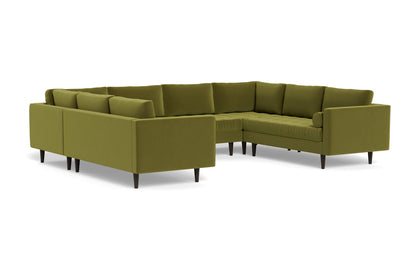 Ladybird 134" U Sectional - Dream Apple