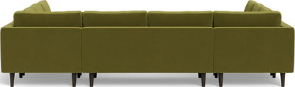 Ladybird 134" U Sectional - Dream Apple