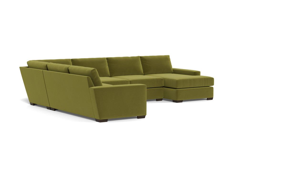 Mas Mesa 162" Deep Corner Sectionals w. Right Chaise - Dream Apple