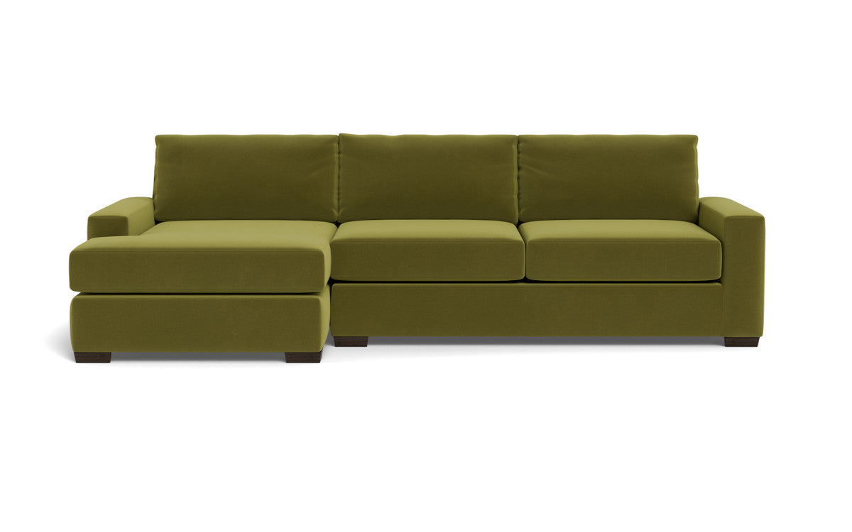 Mas Mesa 123" Deep Left Chaise Sectional - Dream Apple