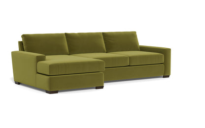 Mas Mesa 123" Deep Left Chaise Sectional - Dream Apple