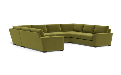 Mas Mesa 166" Deep Condo U Sectional - Dream Apple