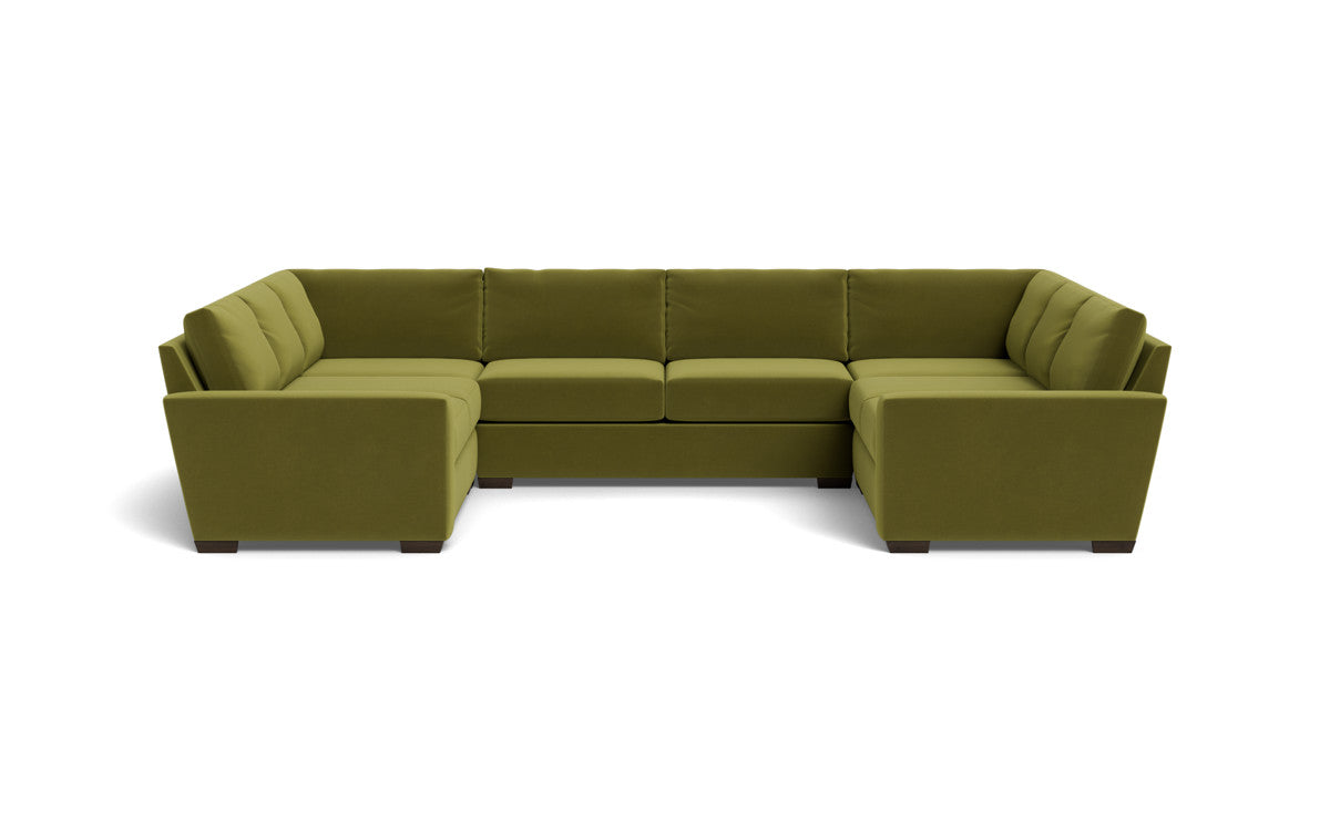 Mas Mesa 166" Deep Condo U Sectional - Dream Apple