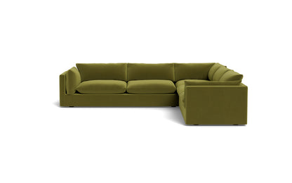 SoCo 124" Corner Sectional - Dream Apple