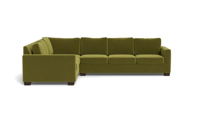 Track 121" Left Corner Sectional - Dream Apple