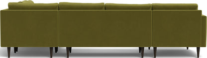 Wallace 131" Corner Sectionals w. Left Chaise - Dream Apple