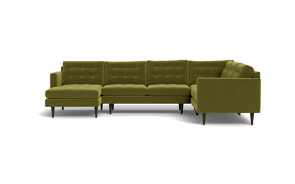 Wallace 131" Corner Sectionals w. Left Chaise - Dream Apple