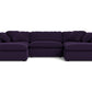 Fluffy 3 Piece Sofa W/Double Ottoman