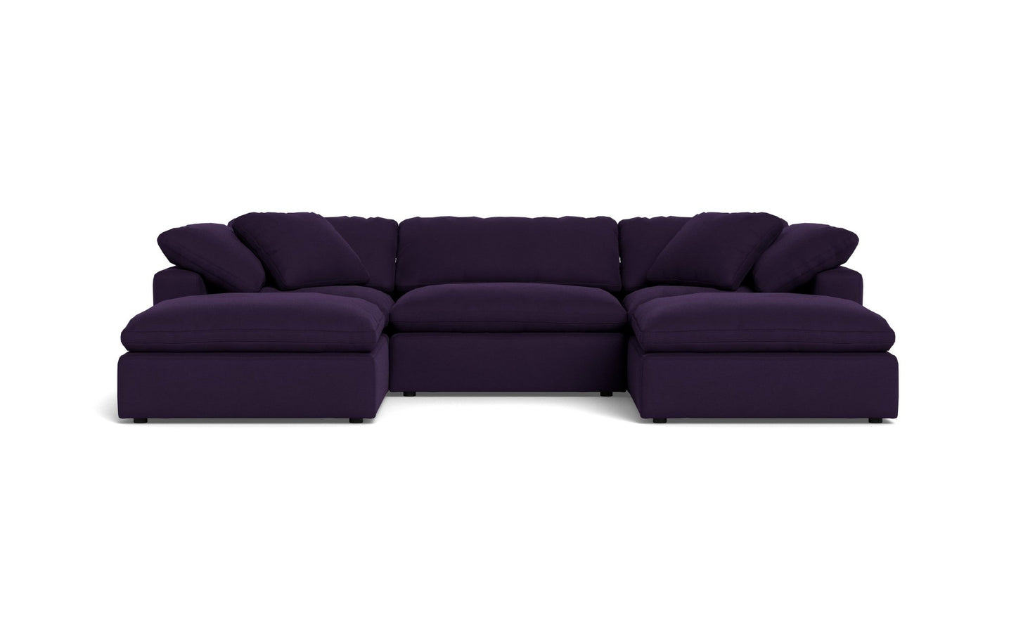 Fluffy 3 Piece Sofa W/Double Ottoman