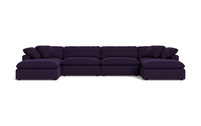 Fluffy 4 Piece Sectional W/Double Otto