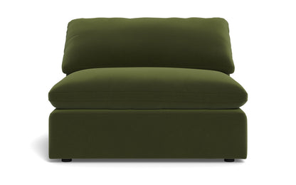 Fluffy Armless Chair - Dream Olive