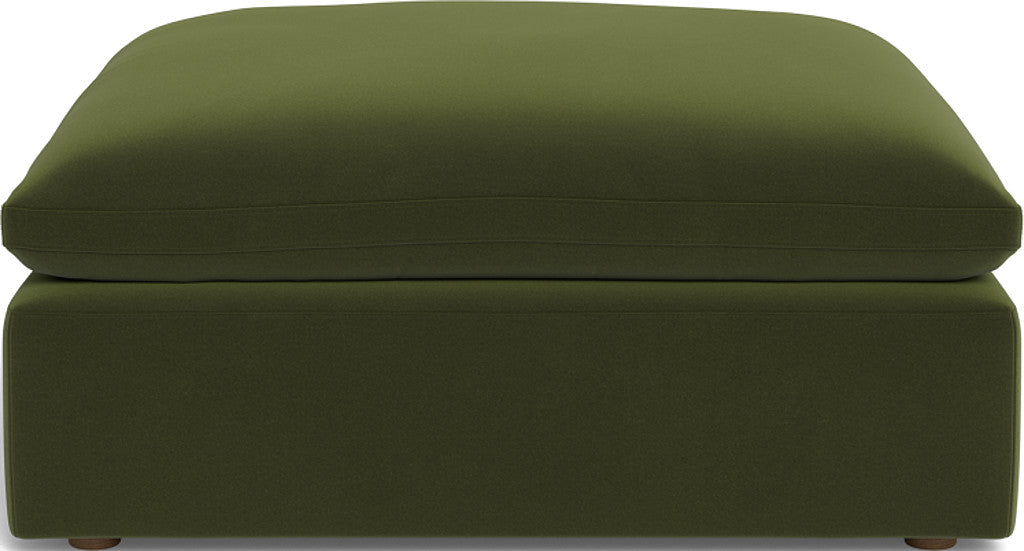 Fluffy Ottoman - Dream Olive