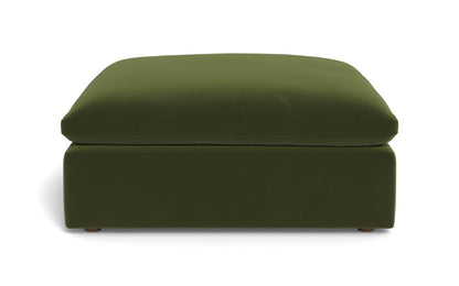 Fluffy Ottoman - Dream Olive