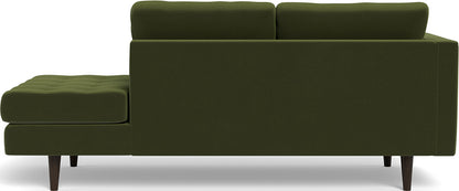 Ladybird 82" LAF Stand Alone Chaise - Dream Olive