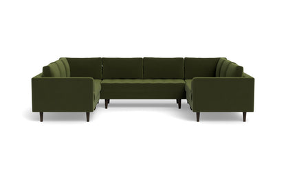 Ladybird 134" U Sectional - Dream Olive